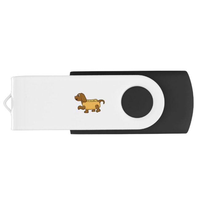 Dog as Hotdog Flash Drive (Back)