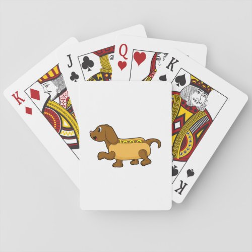 Dog as Hotdog Playing Cards
