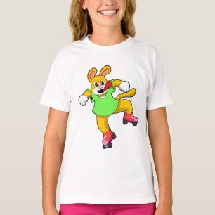 Dog as Inline Skater with Inline Skates T-Shirt