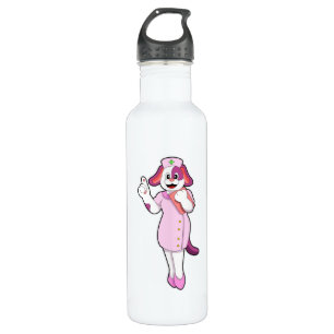 Dog as Nurse Stainless Steel Water Bottle