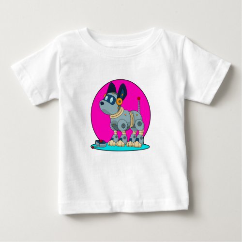 Dog as Robot Baby T_Shirt