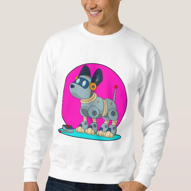 Dog as Robot Sweatshirt (Front)