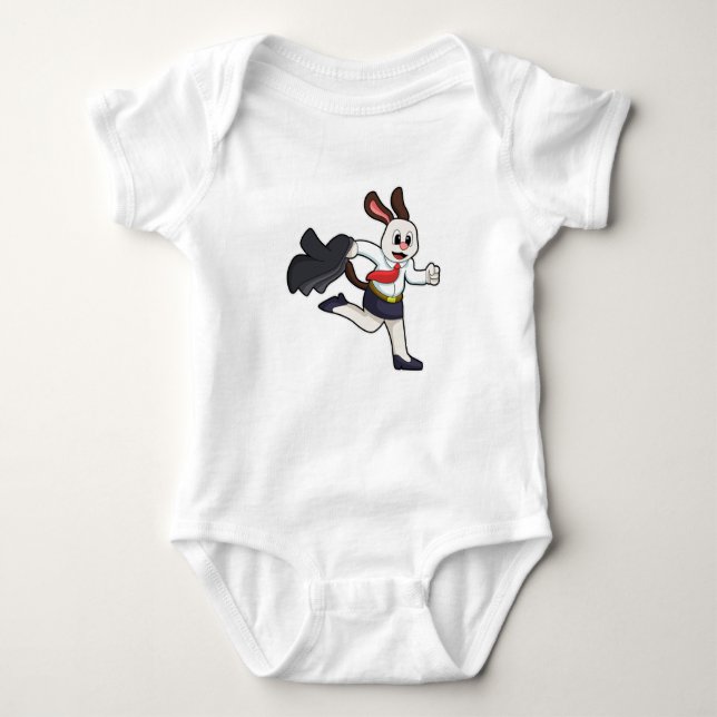 Dog as Secretary with Skirt Baby Bodysuit (Front)