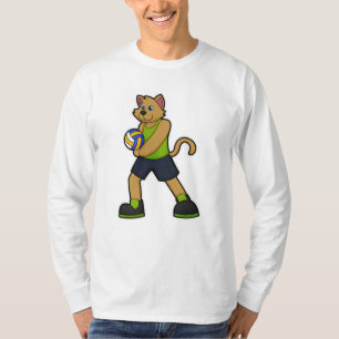 Dog as Volleyball player with Volleyball T-Shirt