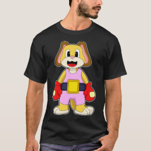 Dog at Boxing with Boxing gloves T-Shirt