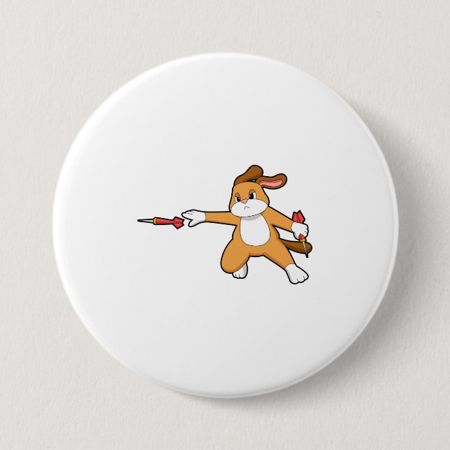 Dog at Darts with Dart.PNG Button (Front)