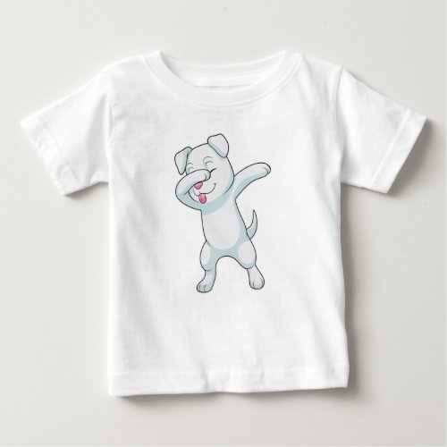 Dog at Hip Hop Dance Dab Baby T_Shirt