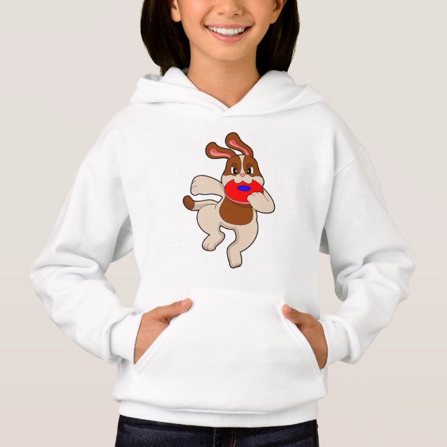Dog at Playing Hoodie (Front)