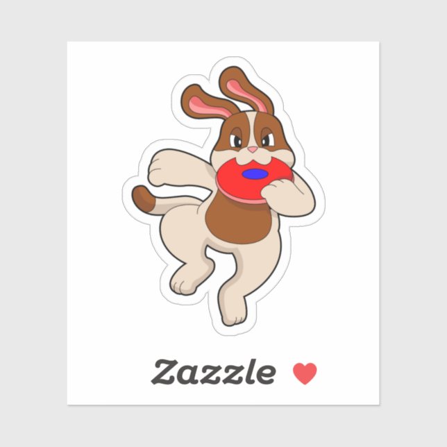 Dog at Playing Sticker (Sheet)