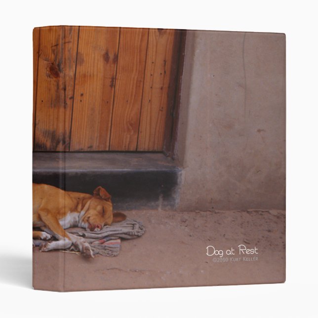 Dog at Rest Binder (Front/Spine)