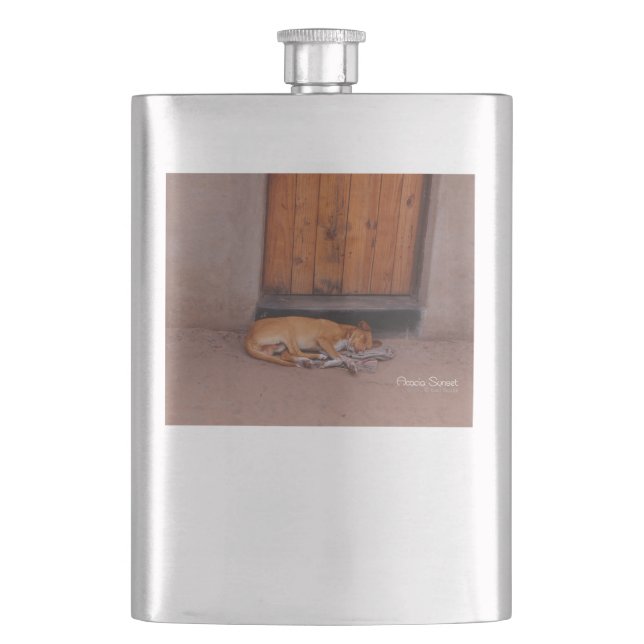 Dog at Rest Flask (Front)