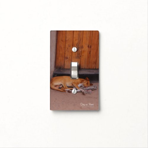 Dog at Rest Light Switch Cover