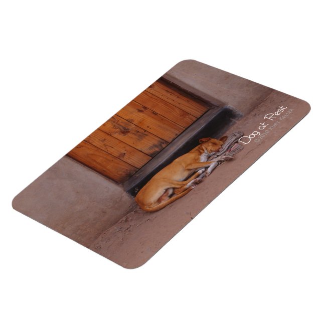 Dog at Rest Magnet (Left Side)
