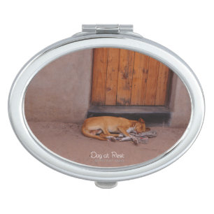 Dog at Rest Mirror For Makeup