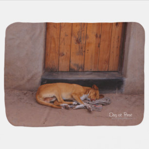 Dog at Rest Swaddle Blanket