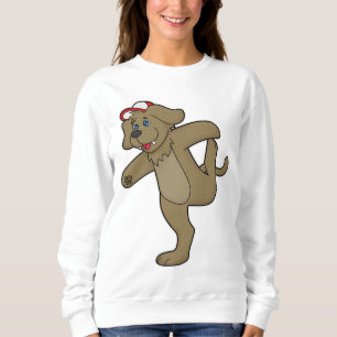 Dog at Yoga Fitness Sweatshirt