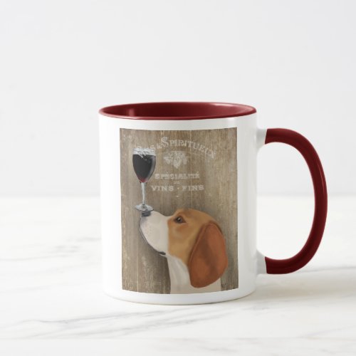 Dog Au Vin Beagle Mug