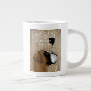 Dog Au Vin Boxer Giant Coffee Mug