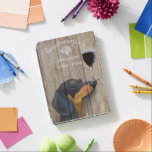 Dog Au Vin Dachshund iPad Pro Cover<br><div class="desc">Dog Au Vin Dachshund by Fabfunky. Features a dachshund with wine. | 190954D</div>