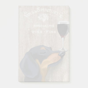 Dog Au Vin Dachshund Post-it Notes