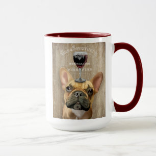 Dog Au Vin, French Bulldog Mug