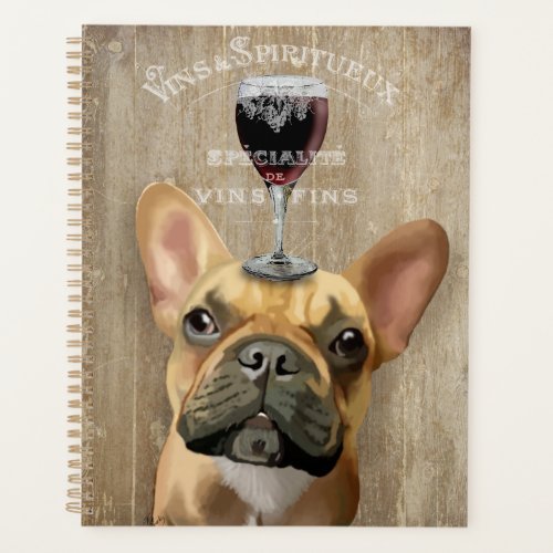 Dog Au Vin French Bulldog Planner