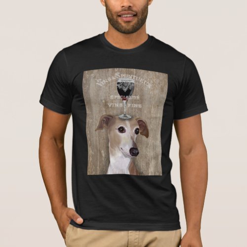 Dog Au Vin Greyhound T_Shirt