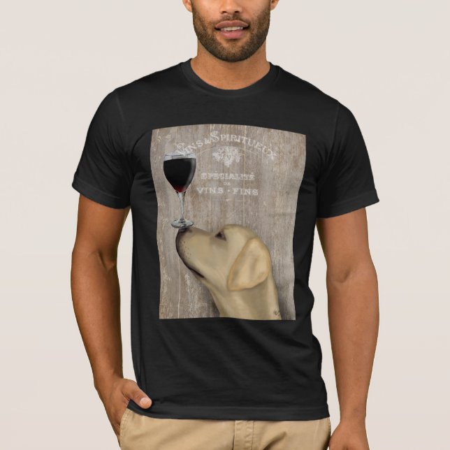 Dog Au Vin Yellow Labrador T-Shirt (Front)