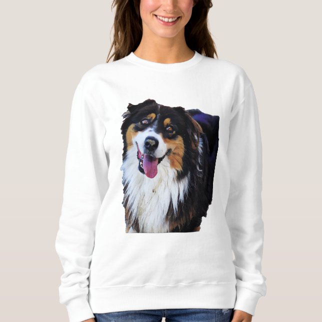 Dog Australian Shepherd Dog Lover Sweatshirt (Front)