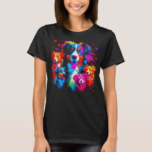 Dog Australian Shepherd Family T-Shirt