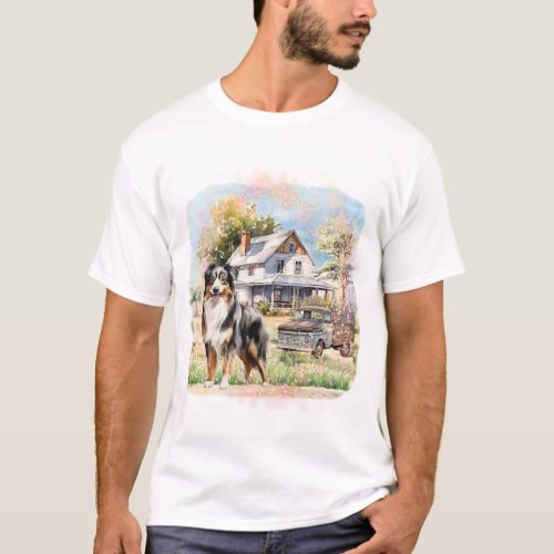 Dog _ Australian Shepherd Tshirt
