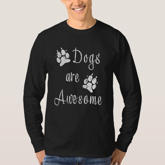 Dog Awesome Puppy Smart Doggo Cute Doggy Mans Best T-Shirt (Front)
