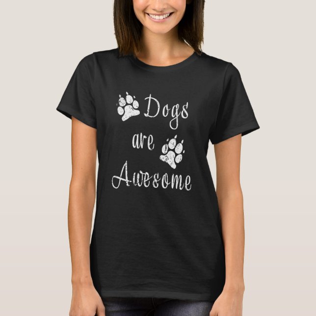 Dog Awesome Puppy Smart Doggo Cute Doggy Mans Best T-Shirt (Front)