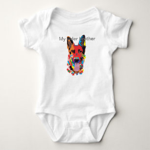 dog baby bodysuit