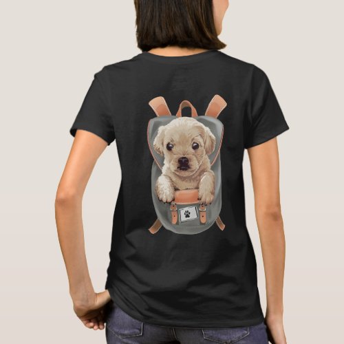 Dog Backpack T_Shirt