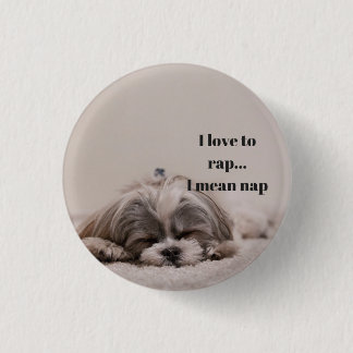 Dog Badge Pinback Button