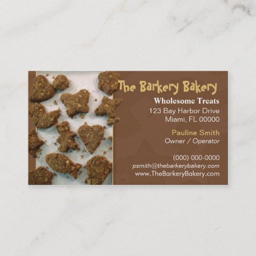 Dog Bakery Business Card