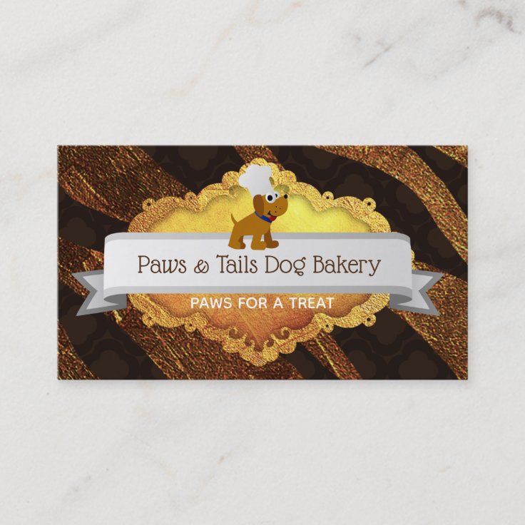Dog bakery Business Cards Zazzle