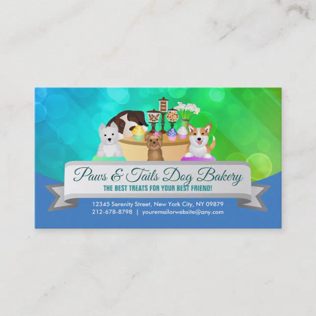 Dog Bakery Business Cards Zazzle