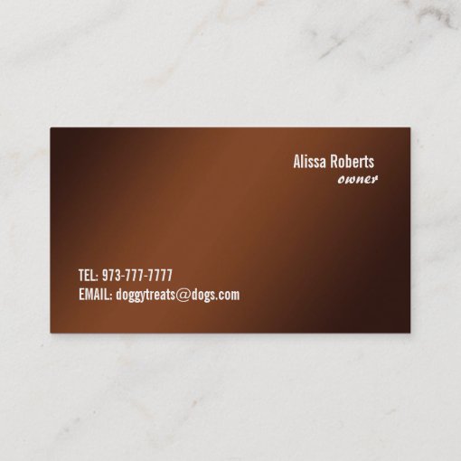 Dog Bakery Business Cards Zazzle