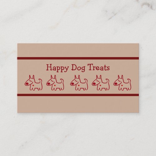 Dog Bakery Business Cards