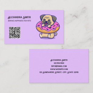 Dog Bakery Custom QR Business Card