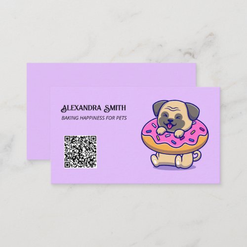 Dog Bakery Custom QR Business Card