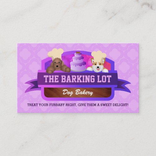Dog Bakery Dog Cakes business cards