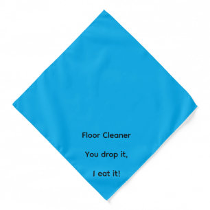 Dog Bandana Floor Cleaner