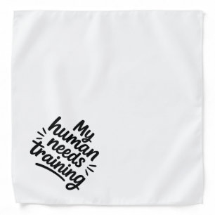 Dog Bandana / Pet Scarf / Funny Quote 