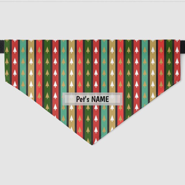 Dog Bandana to customise name Pet Bandana Collar (Front)