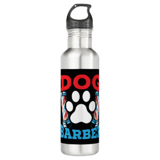 Dog Barber Pet Groomer Pet Salon Fur Artist  Stainless Steel Water Bottle