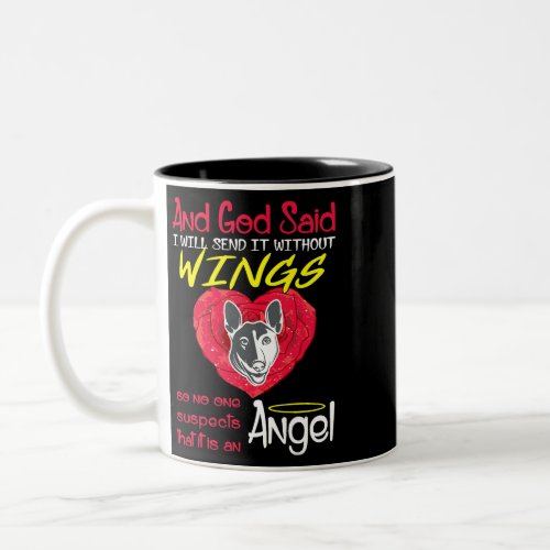 Dog Basenji Angel Without Wings Pet Lovers Gift Two_Tone Coffee Mug