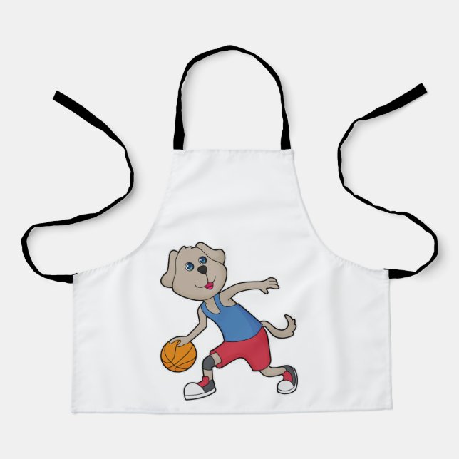 Dog Basketball player Basketball Apron (Front)